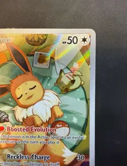 Pokemon Eevee 173 Promo Holo Card English.. Small dot on the btm right corner - Image 3