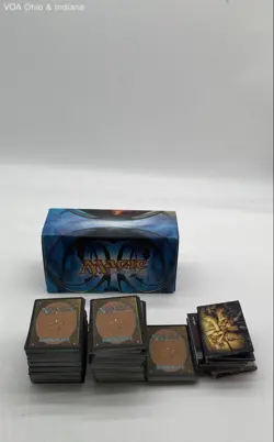 Magic The Gathering Card Lot Mixed Modern Vintage Approx 200 See Photos - Image 1