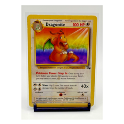 Dragonite 19/62 Fossil Rare 100 HP Stage 2 Unlimited Regular Pokemon Card Engli… - Image 1