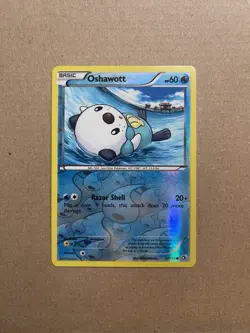 Oshawott 37/113 Reverse Holo B&W Legendary Treasures Pokemon Card Near Mint - Image 1