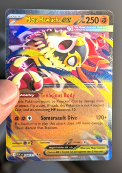 Mega Hawlucha ex 116/217 - Ultra Rare Holo - Ascended Heroes Pokemon Card MINT - Image 1