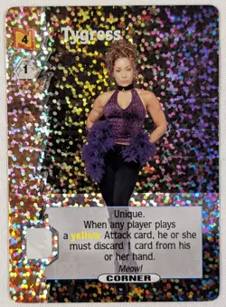 2000 WCW Nitro TCG Tygress Sparkle Foil Card Wizards of the Coast WOTC Wrestling - Image 1