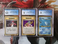 Vintage Lot of 3 Pokemon cards graded CGC - Image 1