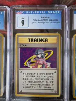 Vintage Lot of 3 Pokemon cards graded CGC - Image 4
