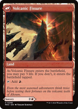 Sundering Eruption // Volcanic Fissure [Modern Horizons 3] Foil Near Mint - Image 2