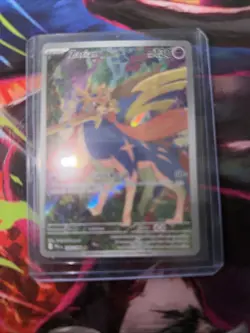 Pokemon TCG Zacian Phantasmal Flames Illustration Rare NM - Image 1