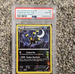 Pokemon TCG Umbreon 61/108 Dark Explorers Reverse Holo Uncommon PSA 6 - Image 1
