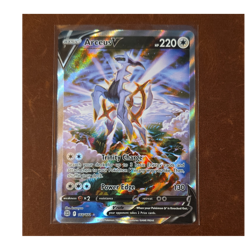 Pokemon Arceus V Brilliant Stars Ultra Rare Full Art Holo 220 HP 166/172 EN - Image 1
