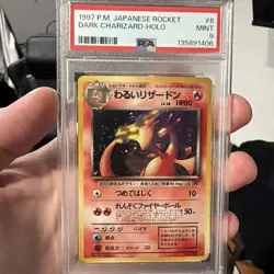 Dark Charizard Holo PSA 9 Mint 1997 Pokemon Japanese Rocket Gang - Image 1