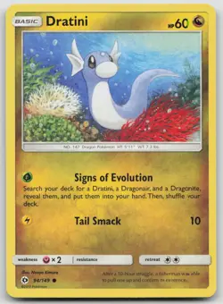 Dratini 94/149 SM Base Set Pokemon NM Common - Image 1
