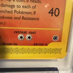 2002 POKEMON EXPEDITION #64 TYPHLOSION PSA 9 - Image 3