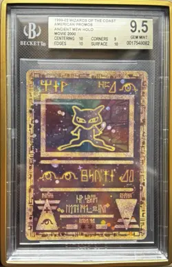 1999 Ancient Mew 2002 Holo Rare Pokemon Movie Vintage BGS 9.5 Gem Mint Triple 10 - Image 1