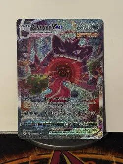 Gengar VMAX Secret Alt Art 271/264 Fusion Strike Pokemon NM Near Mint Fast Ship - Image 1