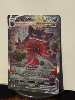 Gengar VMAX Secret Alt Art 271/264 Fusion Strike Pokemon NM Near Mint Fast Ship - Image 2