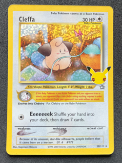 Cleffa Pokemon Celebrations Classic Collection 20/111 Holo Rare NM - Image 1