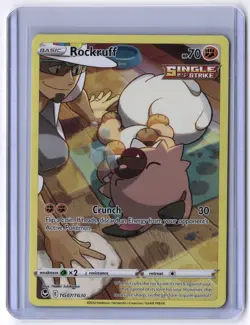 Rockruff TG07/TG30 Ultra Rare Holo NM Pokemon SWSH12: Silver Tempest Trainer Gal - Image 1