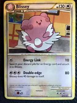 Blissey 36/123 HeartGold & SoulSilver Pokemon English Non Holo 2010 - Image 1