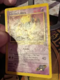 Sabrina's Abra 19 Wotc Black Star Promo Pokemon HP Heavy Play/Damaged Fast Ship - Image 5