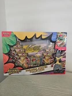 Pokemon TCG Ascended Heroes Premium Poster Collection Mega Lucario Sealed Box - Image 1