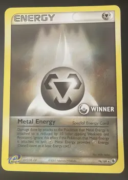 Metal Energy Oversized Winner Jumbo ENG Pokemon - Image 1