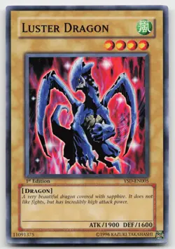 Luster Dragon YSD-EN005 Common / Short Print Starter Deck 2006 Yu-Gi-Oh NM - Image 1