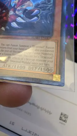 Yu-Gi-Oh! Dracotail Malulu Collectors Rare JUSH-EN005 - Image 3