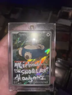 Pokemon Center Exclusive Snorlax Signed By Michael Haigney(Voice Of Snorlax) - Image 1