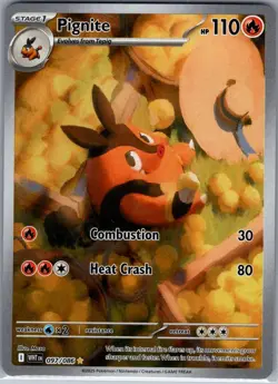 Pignite 097/086 SV: White Flare - Pokemon Card - NM - Image 1