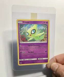 Celebi SM224 (MP) Cosmos Holo Sun & Moon: Black Star Promo 2019 Pokemon Card - Image 5