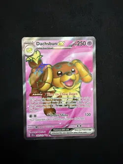 Dachsbun EX 160/142 Holo Ultra Rare S&V Stellar Crown Pokemon Card - Image 1