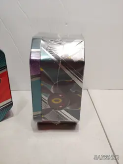 Sealed Pokemon Espeon V Heroes tin ( Full Wrap ) 2x Evolving skies packs U - Image 5