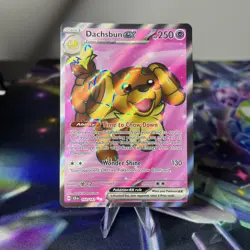 Dachsbun EX 160/142 Holo Ultra Rare S&V Stellar Crown Pokemon Card - Image 1