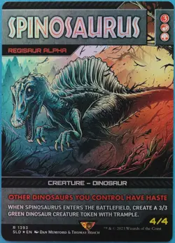 Spinosaurus | Regisaur Alpha (Secret Lair Promo) FOIL NM CARD 514985 ABUGames - Image 1