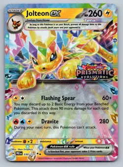 Jolteon ex - (Prismatic Evolutions Stamp) 030/131 Promo Card stamped - Image 1