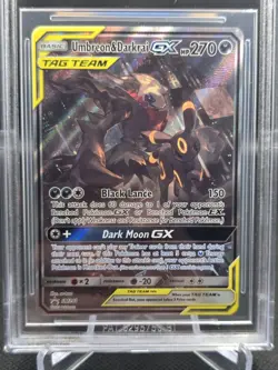 Pokemon TCG Umbreon & Darkrai GX SM241 Tag Team Holo Promo Card BGS 8.5 NM-MT+ - Image 3