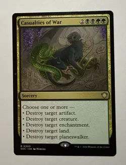 Casualties of War 300 Commander: Secrets of Strixhaven Magic: The Gathering MTG - Image 1