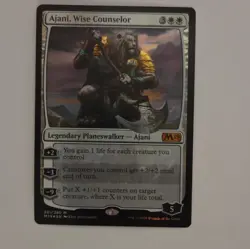 Wizards of the Coast Ajani, Wise Counselor M19 Mythic #281/280 - Image 1