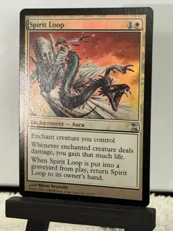 Magic: The Gathering Spirit Loop Foil Enchantment Aura Time Spiral 42/301 White - Image 3