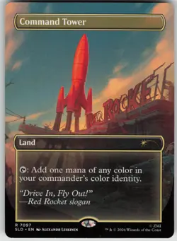 MTG Command Tower NM Secret Lair Drop Series Magic 7097 - Image 1
