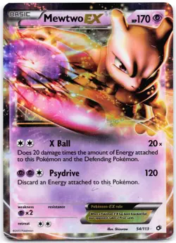 Mewtwo EX 54/113 Holo Legendary Treasures MP - Image 1