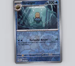 Omanyte 138/165 Reverse Holo UC 151 NM Pokemon - Image 1