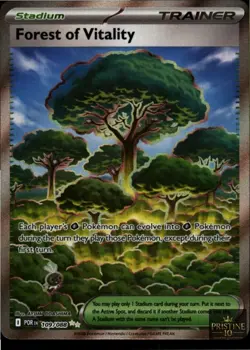 Forest of Vitality 109/088 Ultra Rare Perfect Order Pokemon Holo Near Mint - Image 1