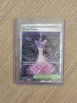Pokemon TCG Prism Tower Ultra Rare Full Art ME04: Chaos Rising 111/086 NM - Image 1