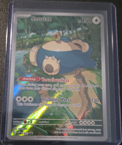 Pokemon Snorlax 051 Scarlet & Violet Promo Holo Basic 150HP English Gossan - Image 1