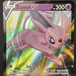 The Pokemon Company Espeon V SWSH201 Sword & Shield Promo Holo Basic 200HP EN - Image 1