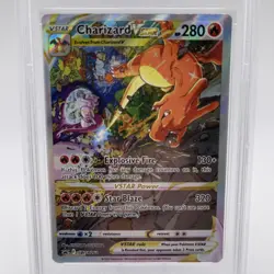 Pokemon TCG Charizard VSTAR SWSH262 Holo Black Star Promo PSA 9 MINT - Image 2