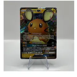 Pokemon TCG Dedenne GX 57/214 SM-Unbroken Bonds Ultra Rare Full Art Holo - Image 1
