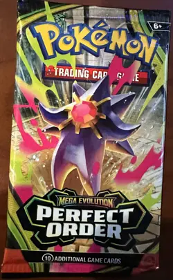 Pokemon PERFECT ORDER - 4 (FOUR) Factory Sealed Booster Pack Bundle - English - Image 3