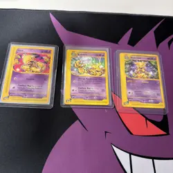 Pokemon TCG Expedition Alakazam 33/165 Evolution Set - Image 2