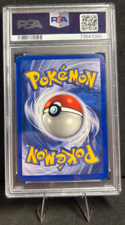 2002 POKEMON LEGENDARY COLLECTION 13/110 HITMONLEE REVERSE FOIL PSA 7 - Image 2